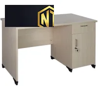 Bàn làm việc hộc liền gỗ công nghiệp Melamine AT140HL3C